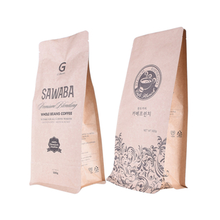 Food Pouch Printing Bottom Bag Alu-free Valve Bag For Coffee