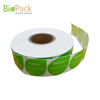 Custom Design Compostable Sticker Label for Paper Or Plastic Packaging Bags