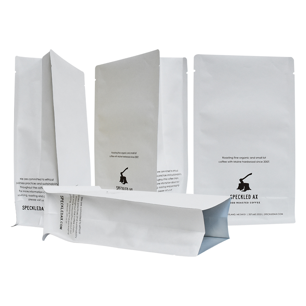 Engros 100% biologisk nedbrytbar komposterbar 250g kaffepose med avgassingsventil