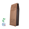 Custom Frosted 100%biodegradable Corn Starch Kraft Paper Flat Bottom Ziplock Tea Bag Printing