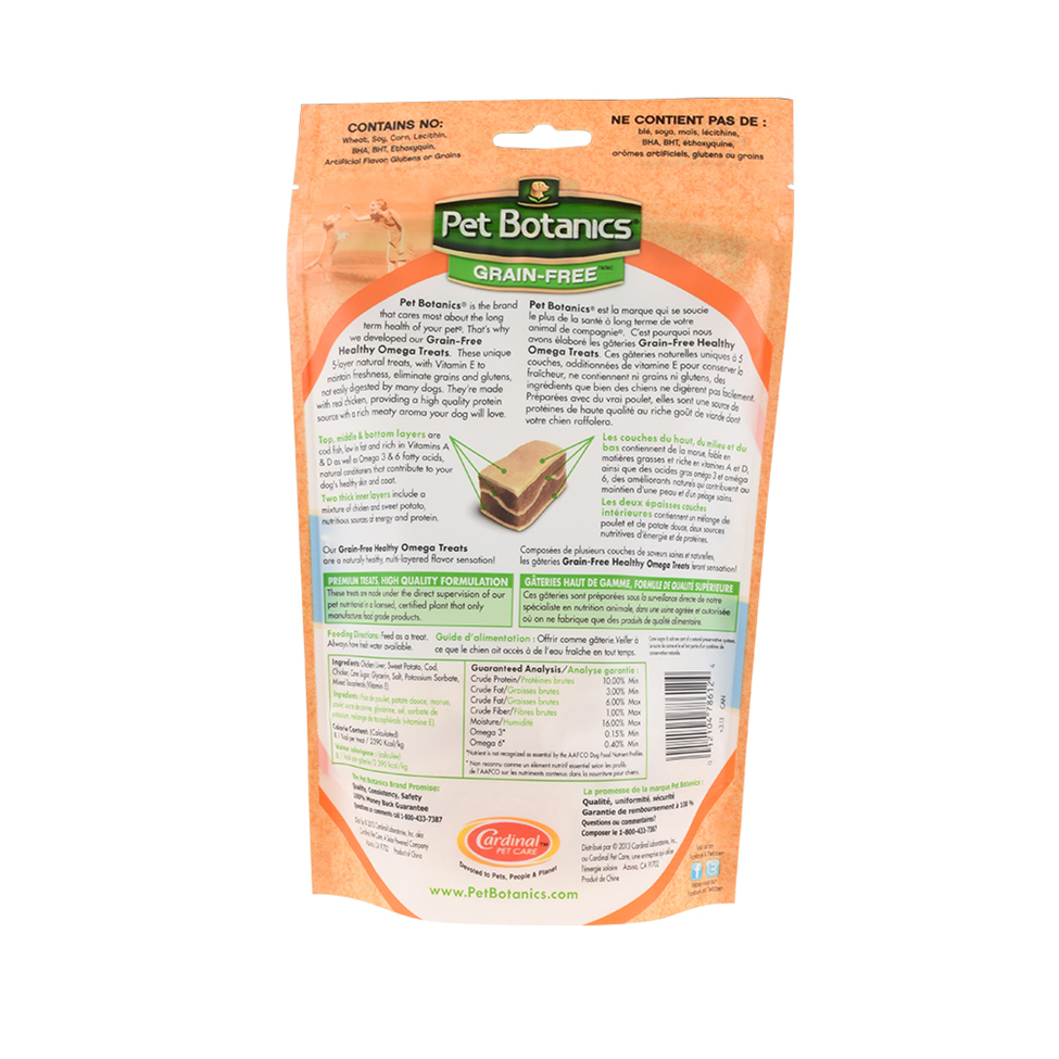 China Product Glossy Finish Block Bottom Pouches