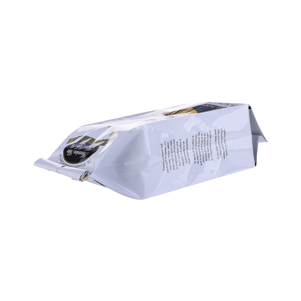 Printing Aluminum Side Gusset Pouch Coffee Bean Packaging With Tin-tie Foil Flexible Bag