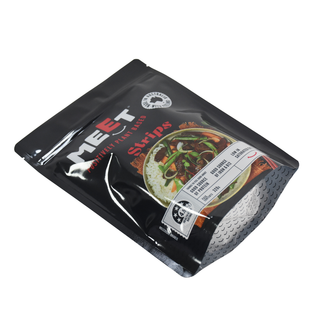 Food Grade Stand Up Pouches Resealable Food Packaging Bags