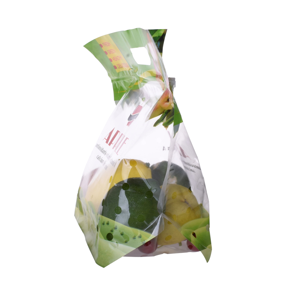 Customized Logo With Tin Tie Biodegradable Vegetable Bags