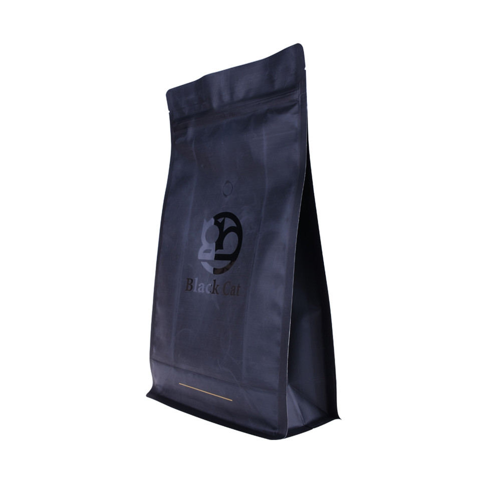 Laminated Full Matte Moistureproof Black Tea Bags with Zipper