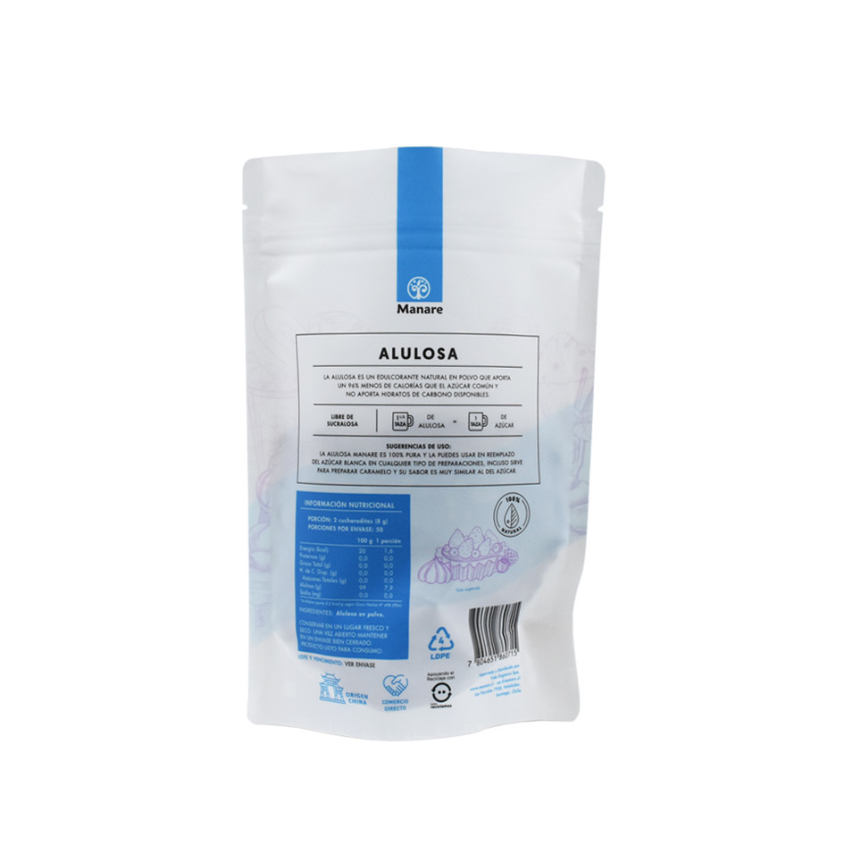 Sac d'emballage de joint inférieur realable U pour les arachides fragiles