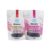 Zipper With Tin Tie Plastic Packing Bag For Dried Fruit