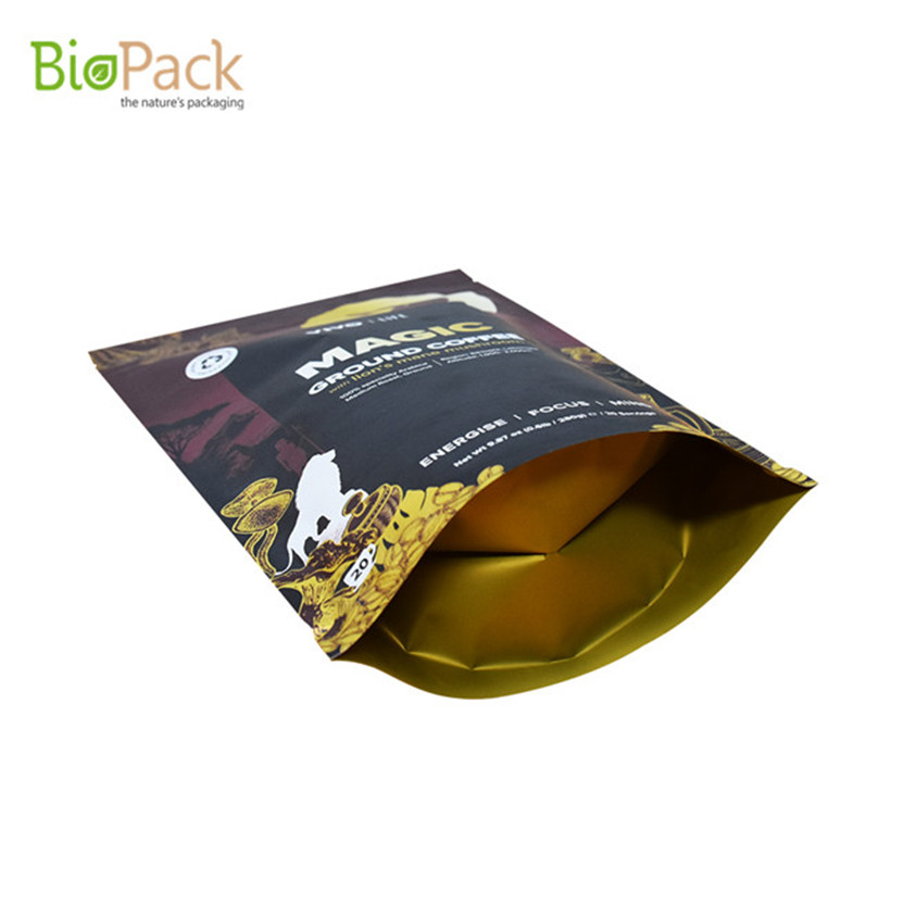 Foil Heat Sealed Peanut Small Paper Pouches Chocolate Packaging