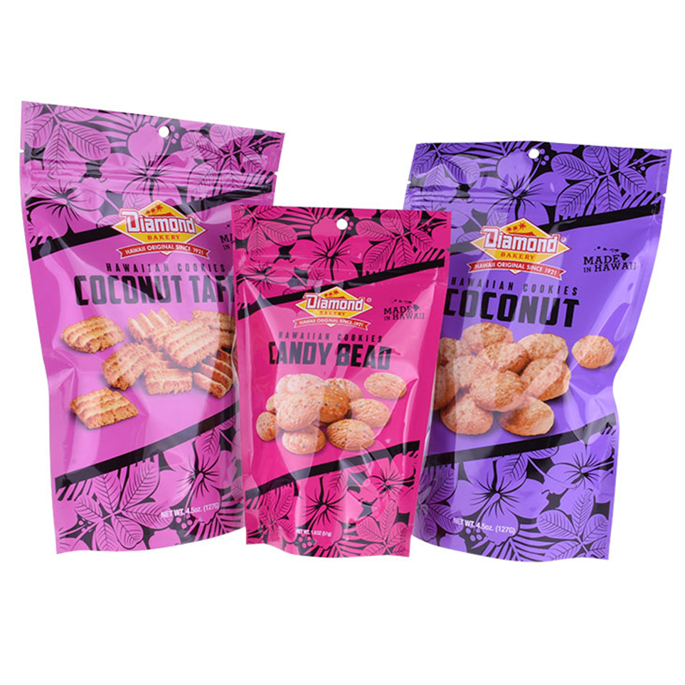 Beste pris full glansfinish engros plast glidelås doypack veske 