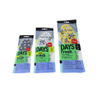 Matte Printing Tear Off Zip One Side Clear Pouches