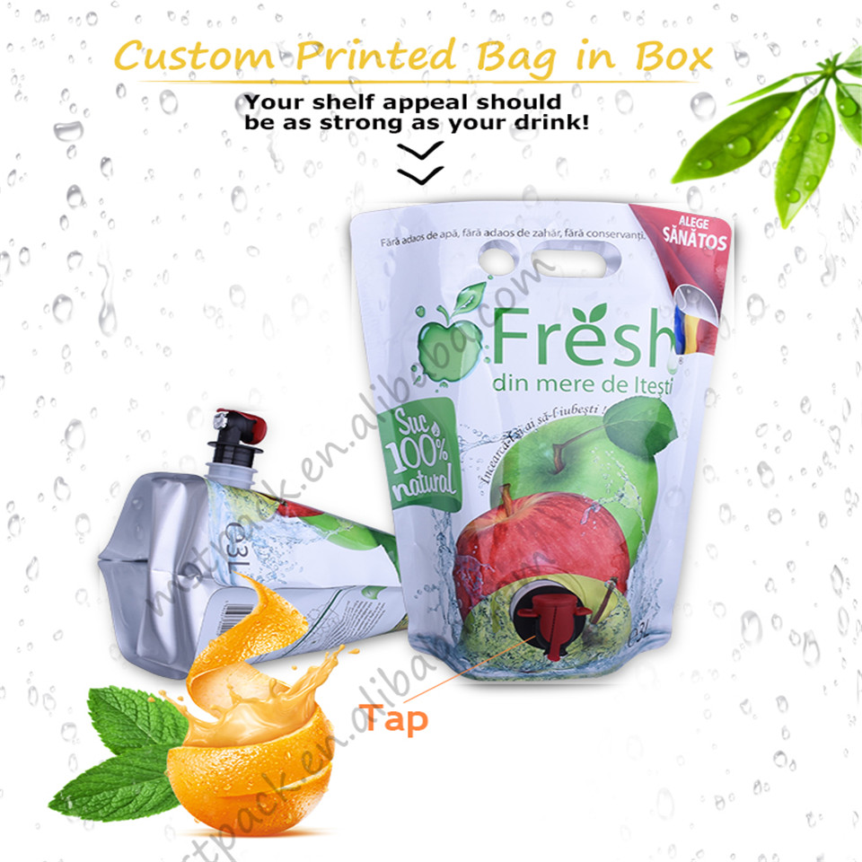 plastic juice pouch from China manufacturer Biopacktech Co.,Ltd