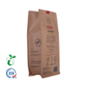 Food Grade Customized Food Ziplock Renewable Flat Bottom Gusset Bag