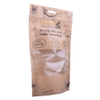 Customized Best Price Logo Kraft Paper Pet Food Bag with Ziplock And Window