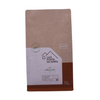 Biodegradable Food Grade Customzied Printing Flat Botttom Coffee Bag with Resealable Zipper