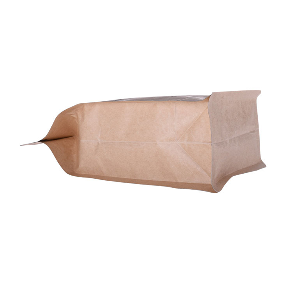 Excellent Compostable Material Gusseted Poly Custom Plastic Bags No Minimum Resealable Food Pouch