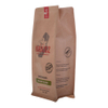 Retail Kraft Paper Poly Gusseted Personalized Plastic Bag Supplier Heat Sealer For Food
