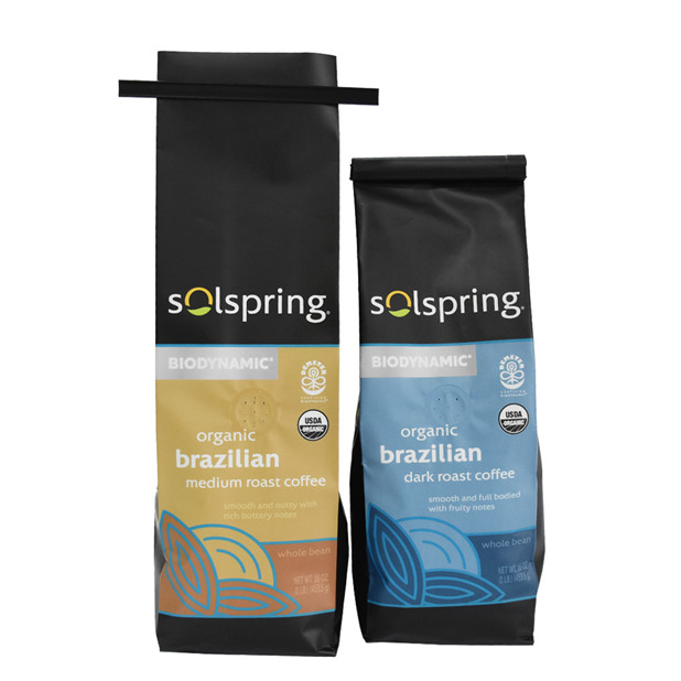 Gravure Printing Sweets Packaging Kraft Biscuits Packing Bag