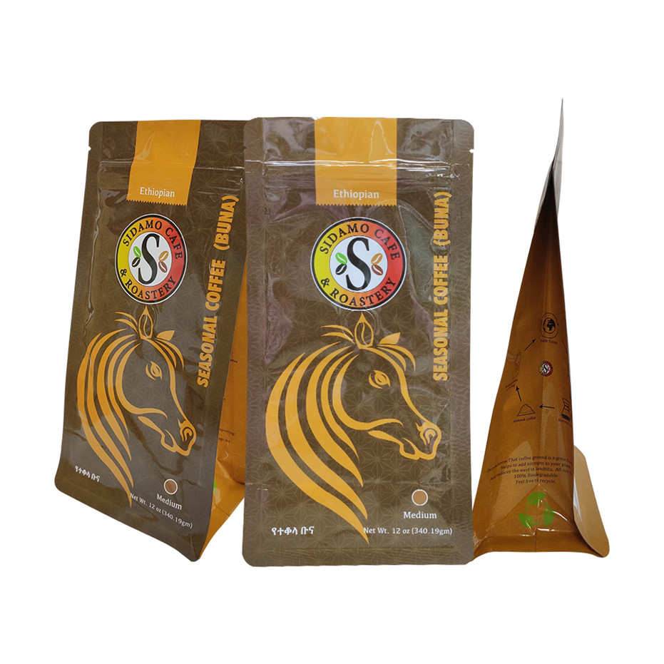 Custom Logo Compostable Beef Packaging Bag Biscuit
