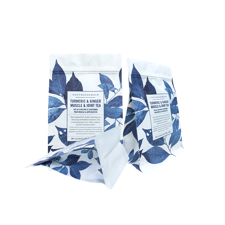 066 compostable flat bottom tea bag 1
