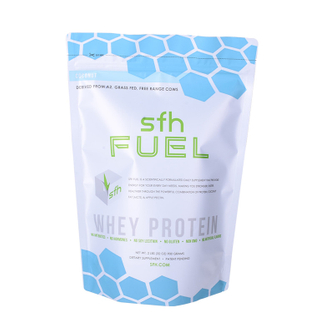 Renewable Designed Ok Compost Matt White Coating Matt Protein Pouch