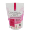 Laminated Material Double Zipper K-seal Bath Salt Pouch Window