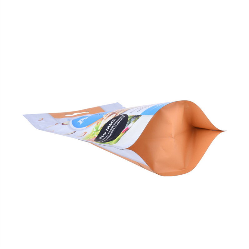 Custom Heat Seal Tear Notch Compostable Cellophane Gourmet Snack Wholesale Pouch