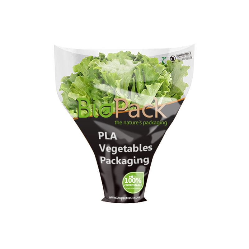 Bolsa de embalagem vegetal biodegradável reutilizável
