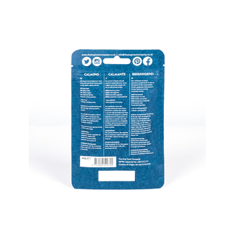 Blue Color Kraft Paper Pet Treats Packaging Pouch
