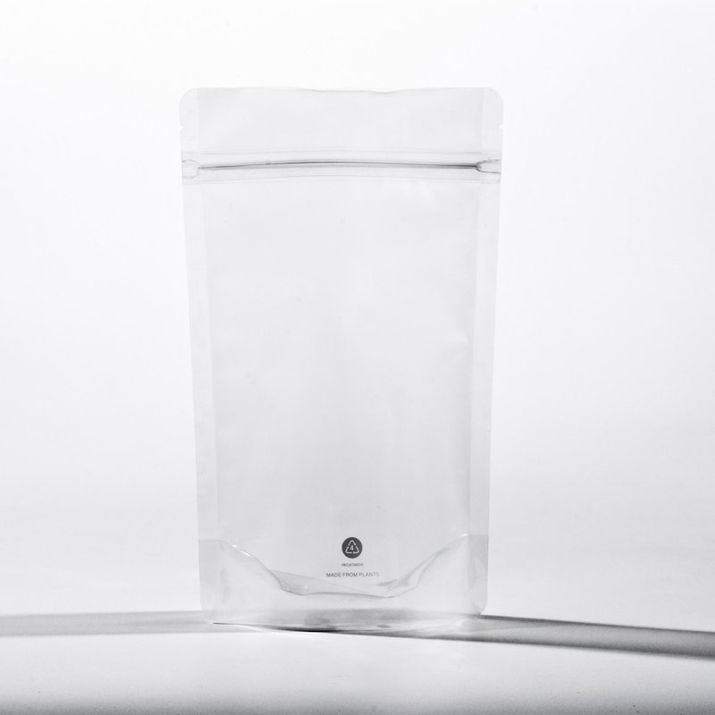 Laminated Stand Up Clear PCR Plastic Recyclable Resealable Bags for Gluten-free Cereals