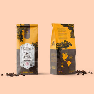 Custom Box Bottom Kraft Tin Tie 12 Oz Coffee Bags with Valve Wholesale