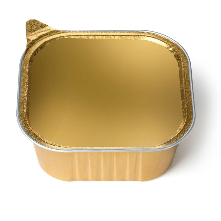 Recykling aluminiowy, szczelne pojemniki na mokrą karmę dla zwierząt