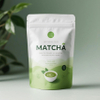 Sertifisert komposterbar tilpasset stand up matcha pouch