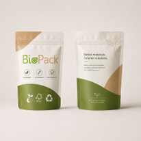 Compostable UPM Specialty Paper Stand Up Pouches