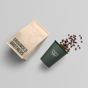 Custom Printing Ecological Coffee Packaging Flat Bottom Coffee Bags With Valve