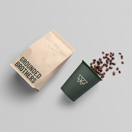 Kundenspezifischer Druck von &ouml;kologischen Kaffeeverpackungen mit flachem Boden und Ventil