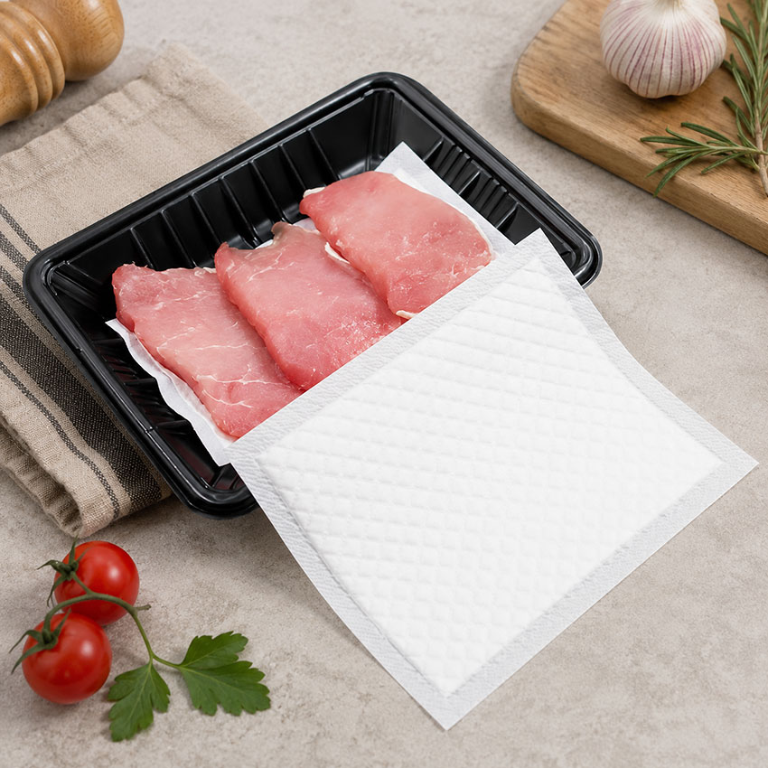 Compostable Absorbent Meat Pads