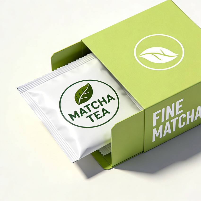 Compostable Matcha Powder Sachets