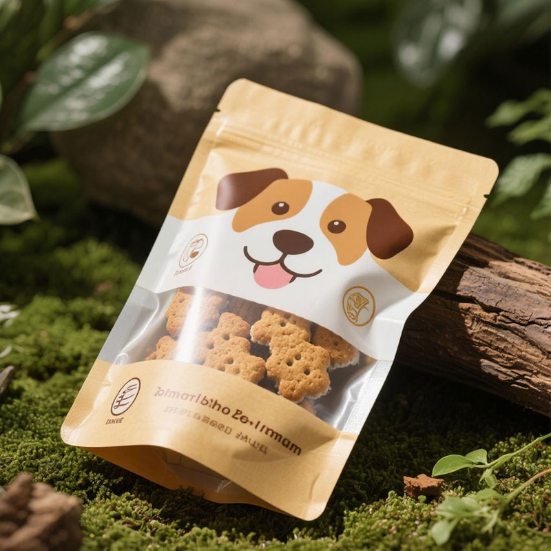 Personalised Dog Treat Bag Resealable Dog Cookie Packaging