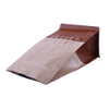 Brown kraft paper bag with mylar foil bottom gusseted bag for tea snack