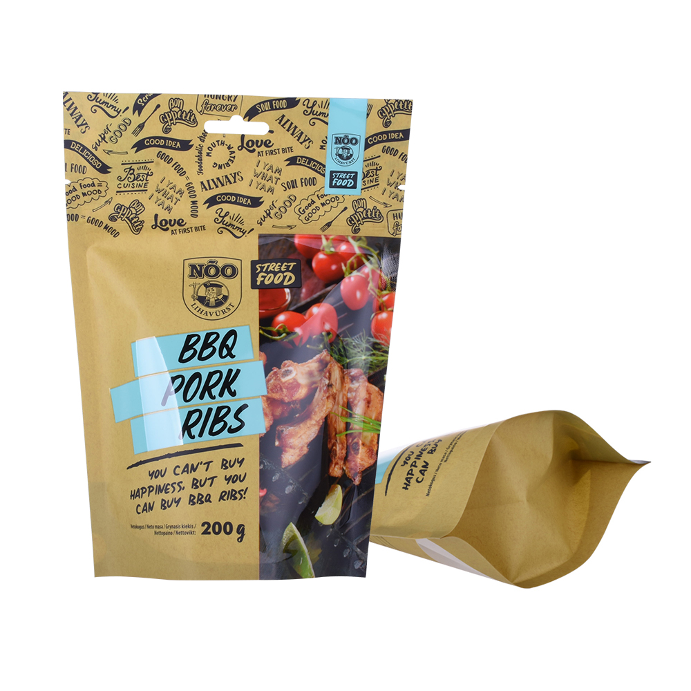 Food Grade Retort Pouch Barrier Protective Laminated Custom Design Doypack Flexible Bag Zipper Stand up Pouch