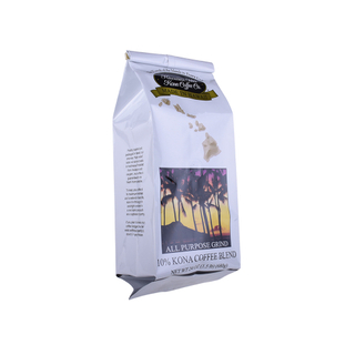 Resealable Side Gusset Organic Coffee Packaging Pouch 1.5lb