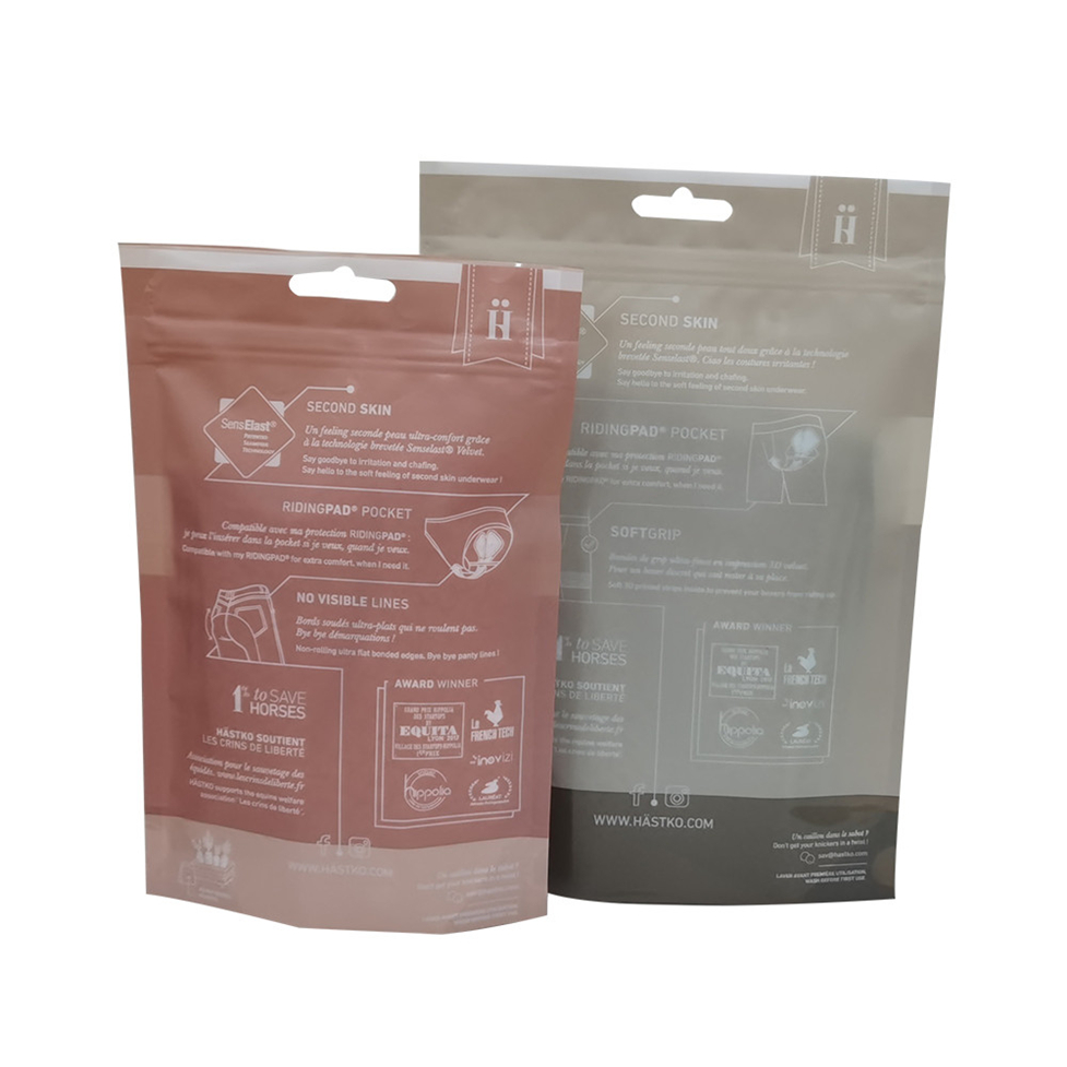 Biodegradable Ziplock T-Shirt Poly Plastic Packaging Cloth Bag