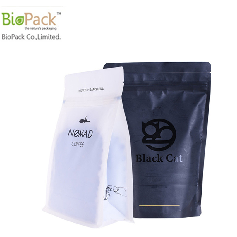 Biodegradable quadrata per il fondo quadrata stabilimento di caffè con cravatta e involucro produttore di Cina