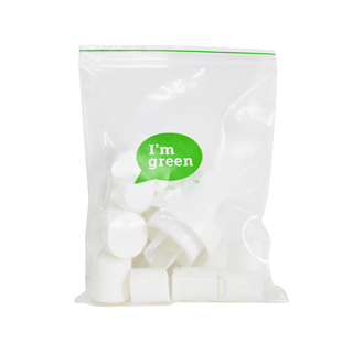 Recyclable Green Sucrose PE Resealable Food Grade Custom Pouch With Zipper