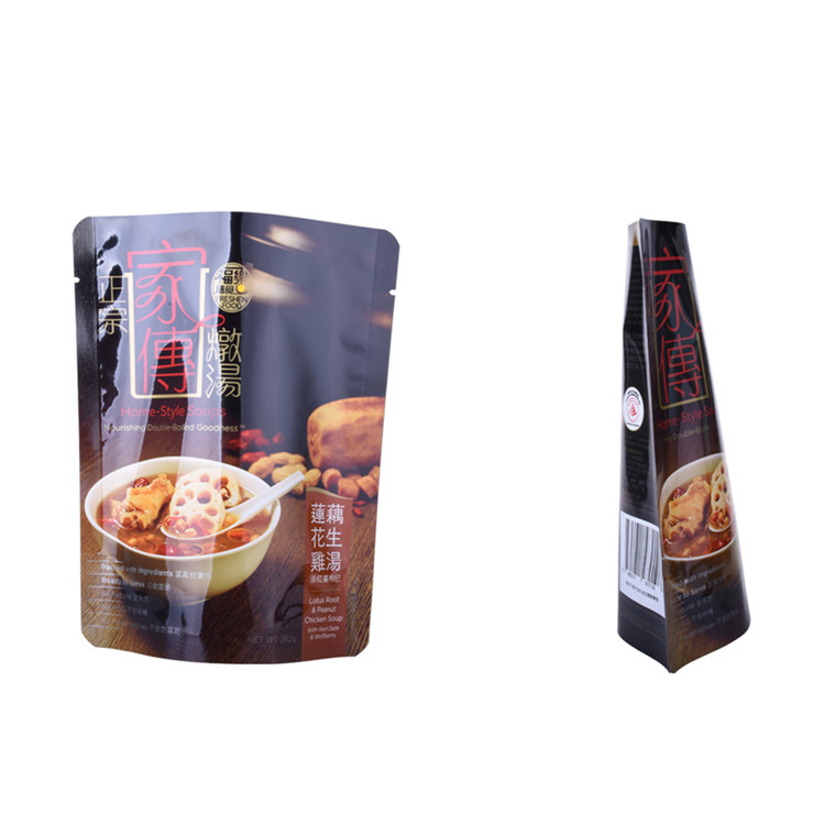 Customized High Quality Retort Bag Soup Stand Up Cooking Pouch For Food Manufacturer in China