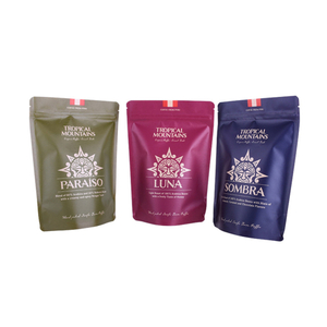 Low MOQ Pre Printed Recycled Stand Up Pouches For Tea Packaging