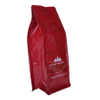 Flat Bottom Food Grade Valve Aluminum Foil Coffee Bean Tea Zipper Bag