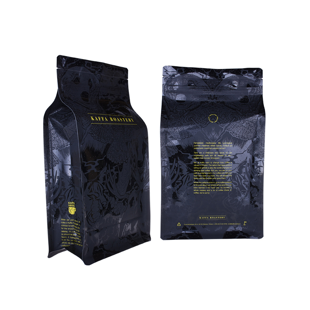 Custom Box Pouch Coffee Bags Coffee Packaging Pouch Bag with One Way Valve Company Wholesale