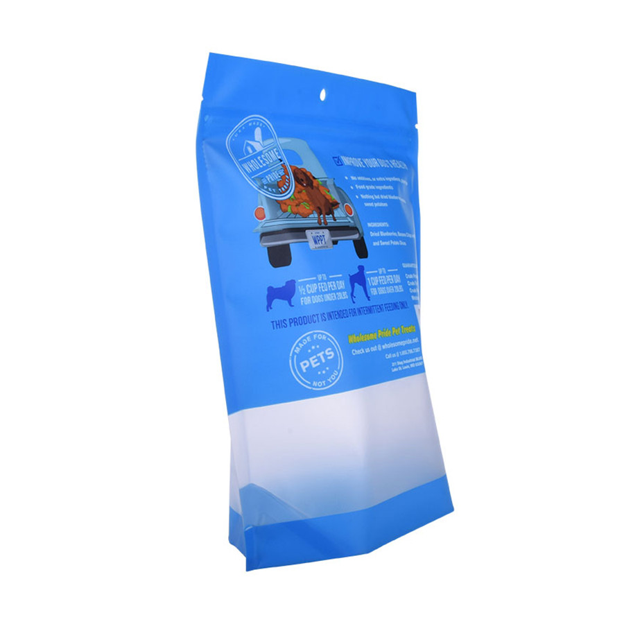 Logotipo personalizado inferior dobrado 25 kg de ração de alimentação de plástico