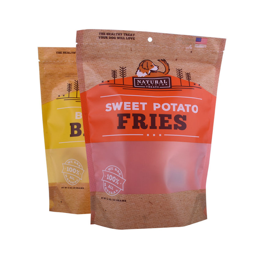 Impressão colorida biodegradável Stand Up Pet Food Bag